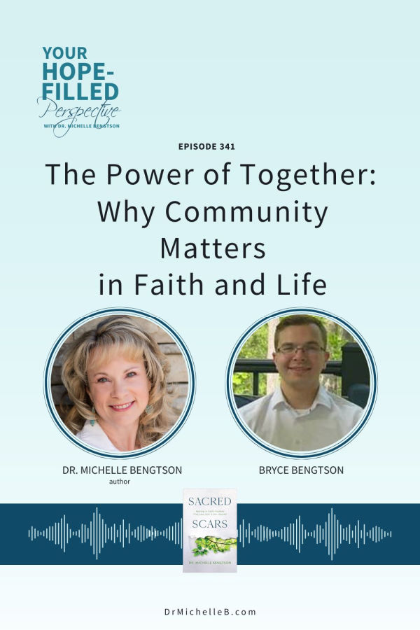 God created us for connection, not isolation. In this encouraging episode, my son Bryce and I talk about why community matters and how faith-filled relationships bring hope, healing, and strength for your mental and spiritual well-being. Listen now an d learn practical ways to build meaningful, Christ-centered connections that last.