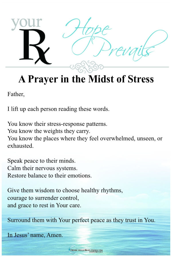 When stress feels heavy, God sees every burden you carry. Invite His peace into your mind to calm your nervous system and restore emotional and spiritual balance. Save this prayer for the moments you need God’s strength, wisdom, and peace most.