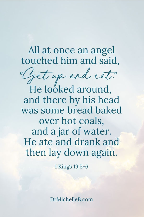 If you're emotionally depleted, God is not disappointed in you. Before He gave Elijah new direction, He provided rest, nourishment, and safety. Learn what this powerful story reveals about God's heart for your healing and why caring for your whole person matters. Find biblical encouragement and practical hope today, and SAVE this post so you can return to it when you need the reminder.