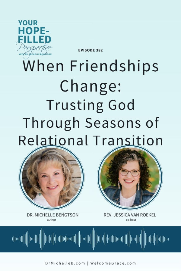 The end of a friendship can leave you grieving, questioning your worth, and wondering what happened. Learn why friendship changes can feel so painful, what God's Word says about these seasons, and how to move forward with hope and confidence in His unchanging love. Listen and find biblical encouragement for your next step. SAVE this pin so you can come back to it whenever you need the reminder.